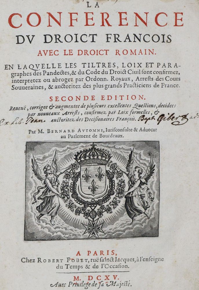 Große Abbildung Nr.1: 133-269 Automne,B.: (Juridica und Kriminologie)