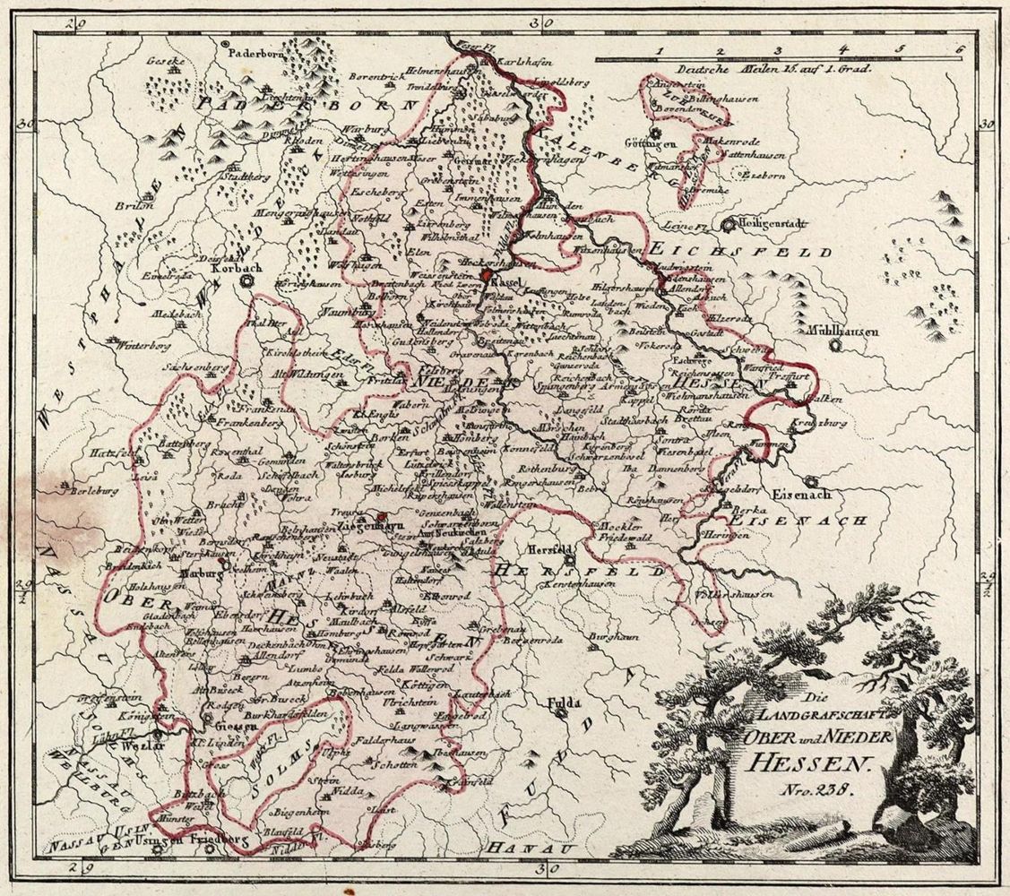 Große Abbildung Nr.1: 133-2705 Hessen.: (Deutschland)