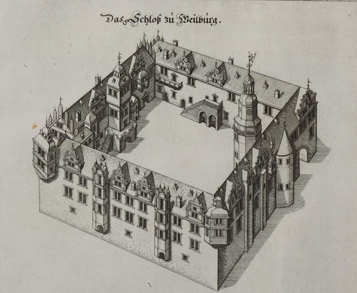 Große Abbildung Nr.1: 133-2856 Schloß zu Weilburg.: (Deutschland)