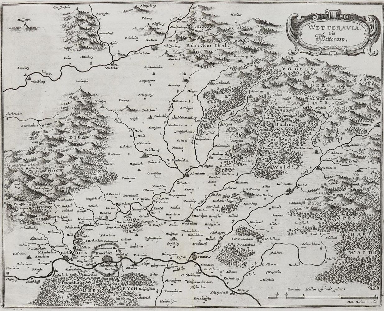 Große Abbildung Nr.1: 133-2903 Wetterau.: (Deutschland)
