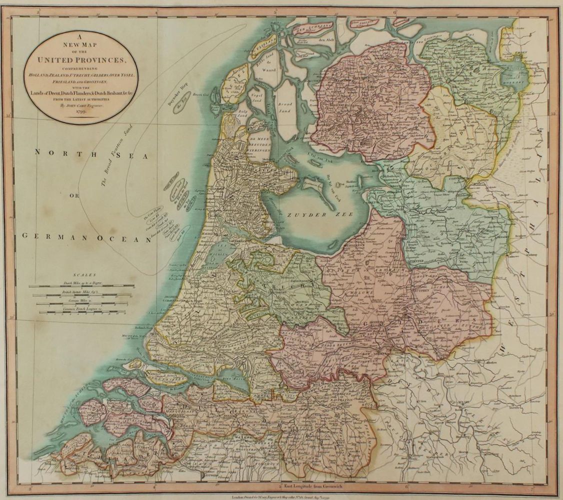 Große Abbildung Nr.1: 133-2932 A New Map: (Ausland, Benelux)