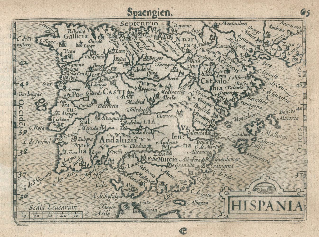 Große Abbildung Nr.1: 133-2976 Spanien.: (Ausland, Europa)