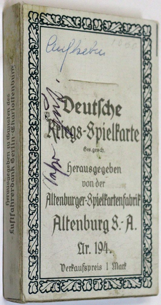Große Abbildung Nr.6: 133-301 Deutsche Kriegs-Spielkarte.: (Militaria, Kartenspiele)