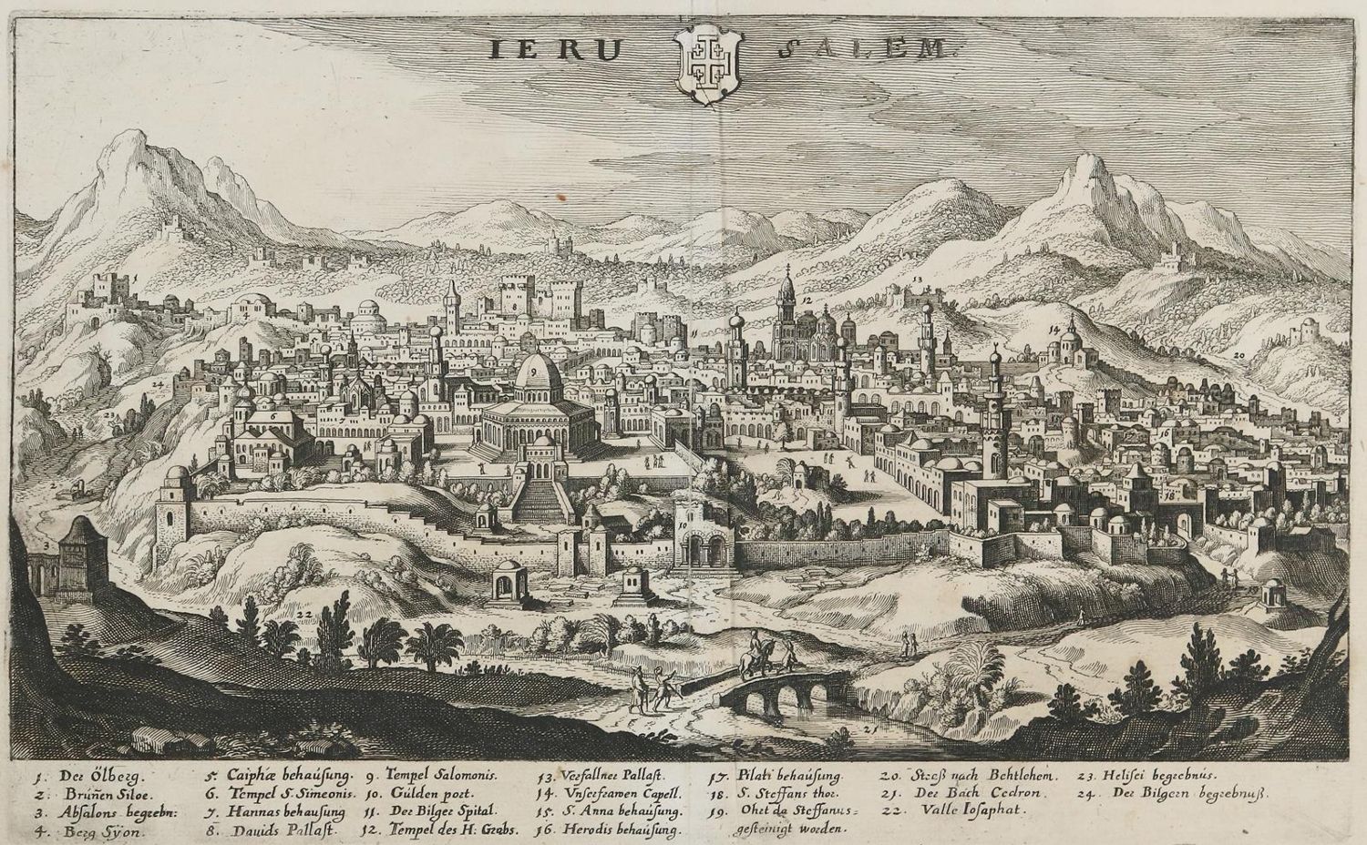 Große Abbildung Nr.3: 133-3032 Jerusalem.: (Ausland, Israel)