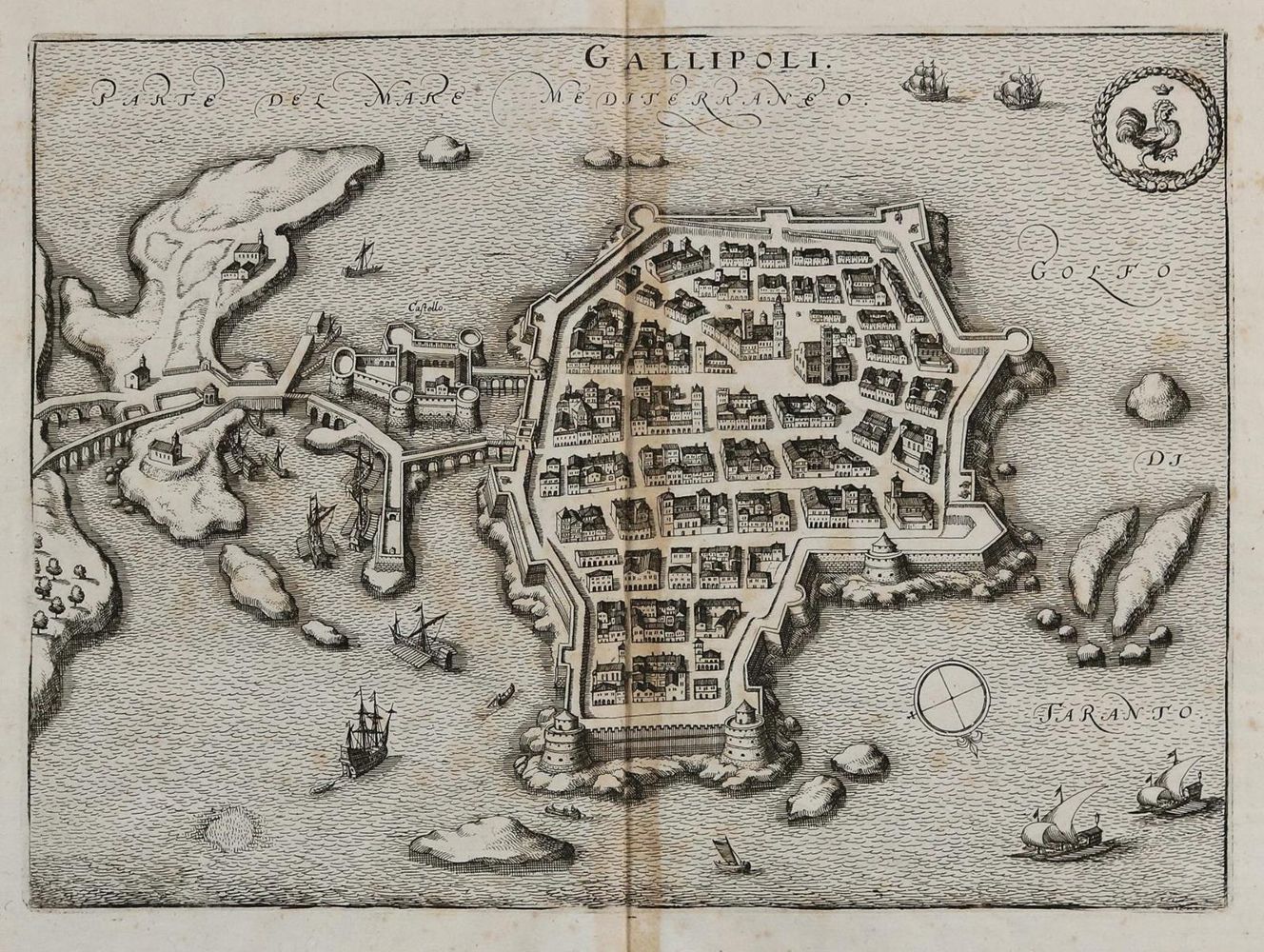 Große Abbildung Nr.1: 133-3042 Gallipoli.: (Ausland, Italien)