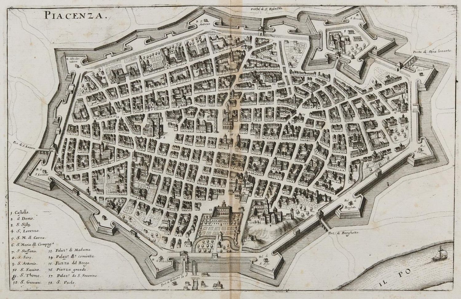 Große Abbildung Nr.1: 133-3067 Piacenza.: (Ausland, Italien)
