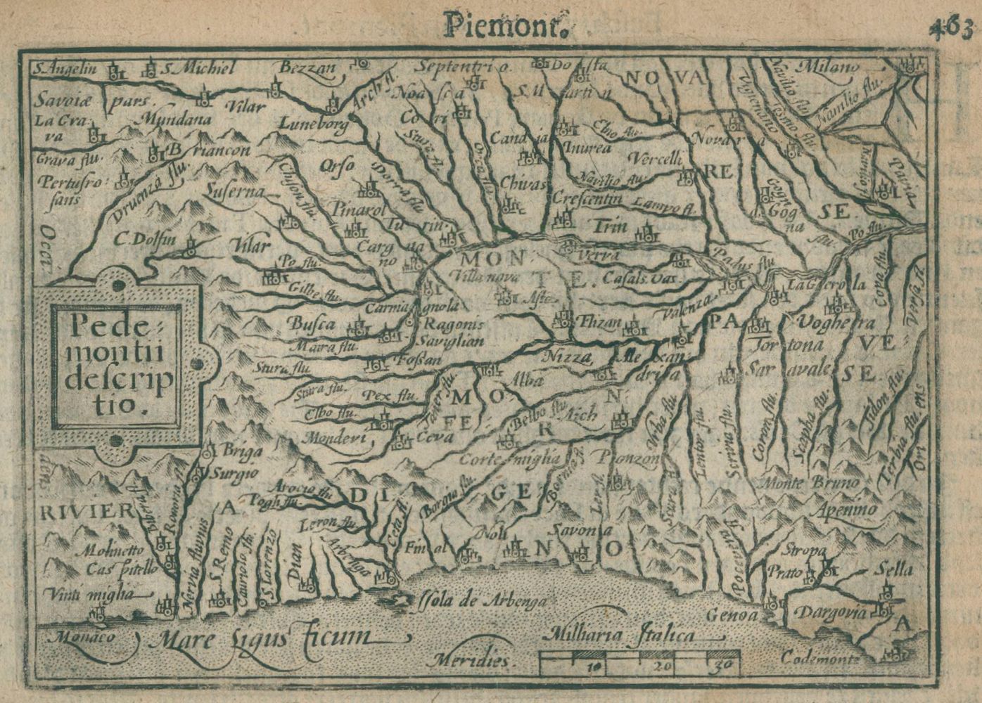 Große Abbildung Nr.1: 133-3068 Piemont.: (Ausland, Italien)