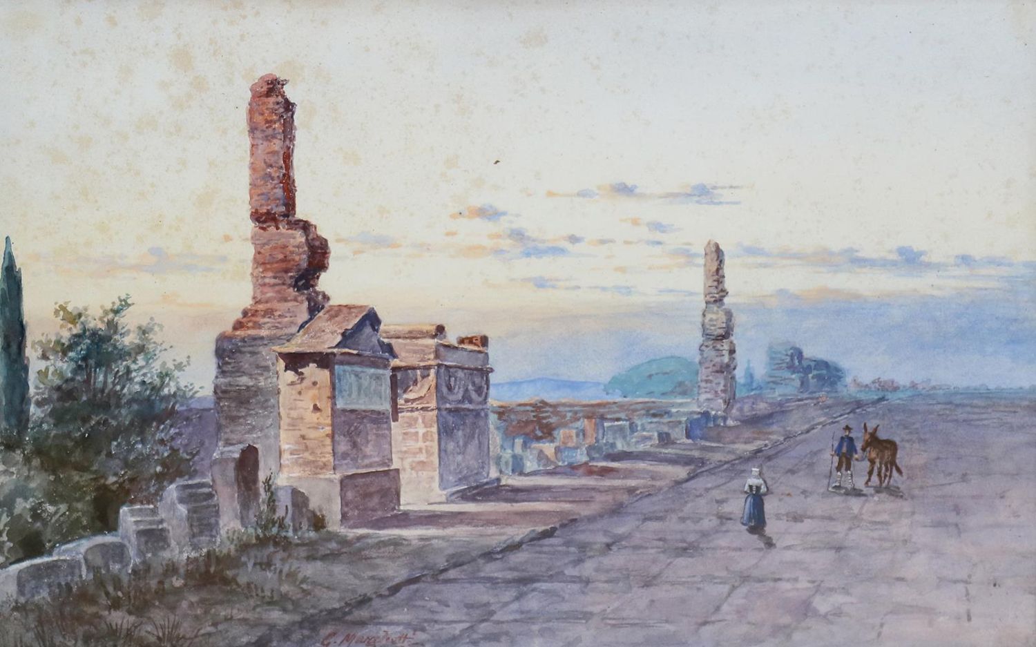 Große Abbildung Nr.1: 133-3093 Via Appia.: (Ausland, Italien)