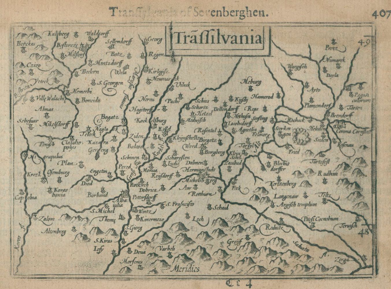 Große Abbildung Nr.1: 133-3129 Transilvanien, Siebenbürgen.: (Ausland, Rumänien)