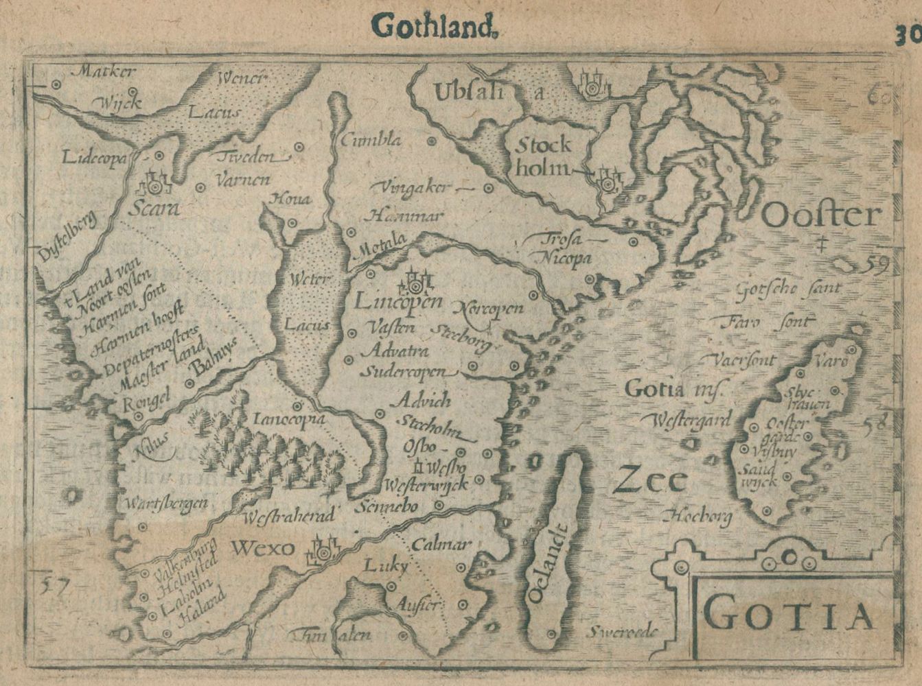 Große Abbildung Nr.1: 133-3135 Götaland.: (Ausland, Schweden)