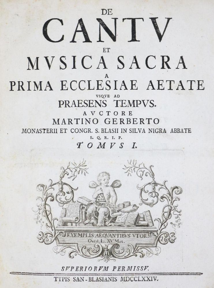 Große Abbildung Nr.3: 133-316 Gerbert,M.: (Musik)
