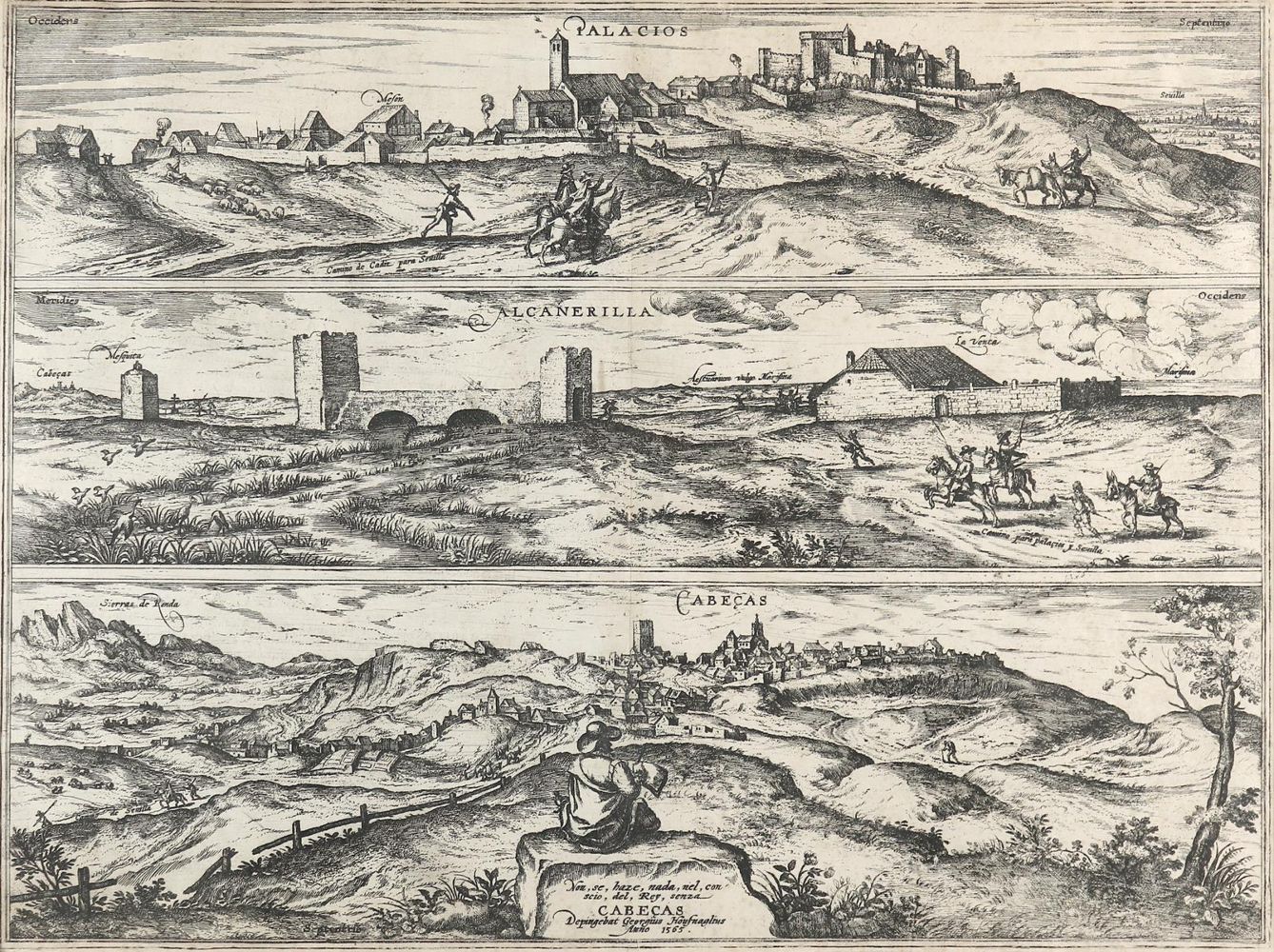 Große Abbildung Nr.1: 133-3162 Palacios. - Alcantara. - Cabecas.: (Ausland, Spanien)
