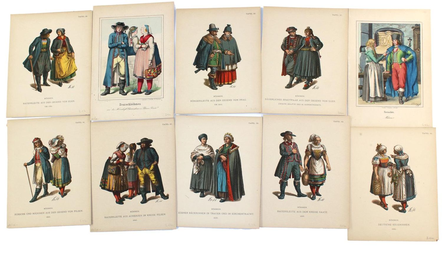 Große Abbildung Nr.2: 133-3176 Böhmen.: (Ausland, Tschechien, Mode und Trachten)