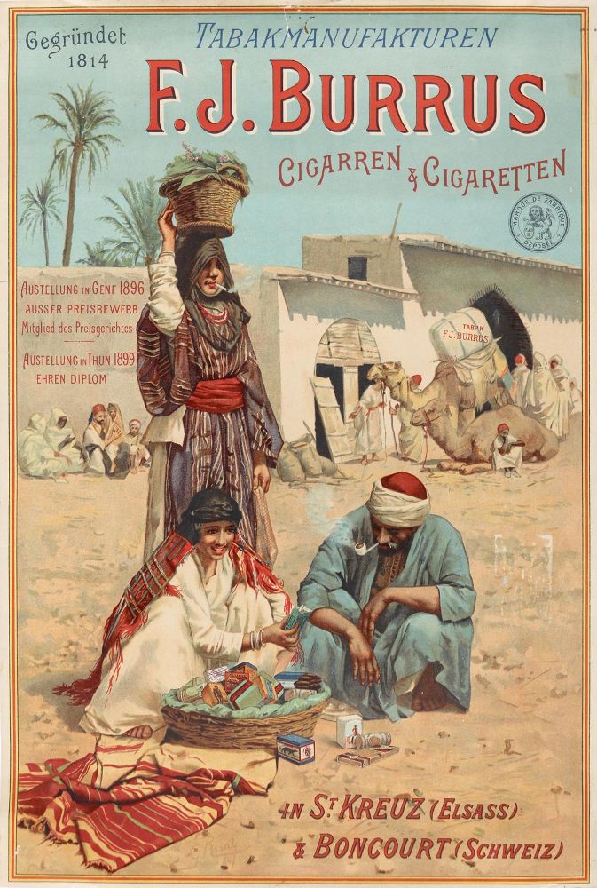 Große Abbildung Nr.1: 133-3191 F.J.Burrus.: (Plakate)