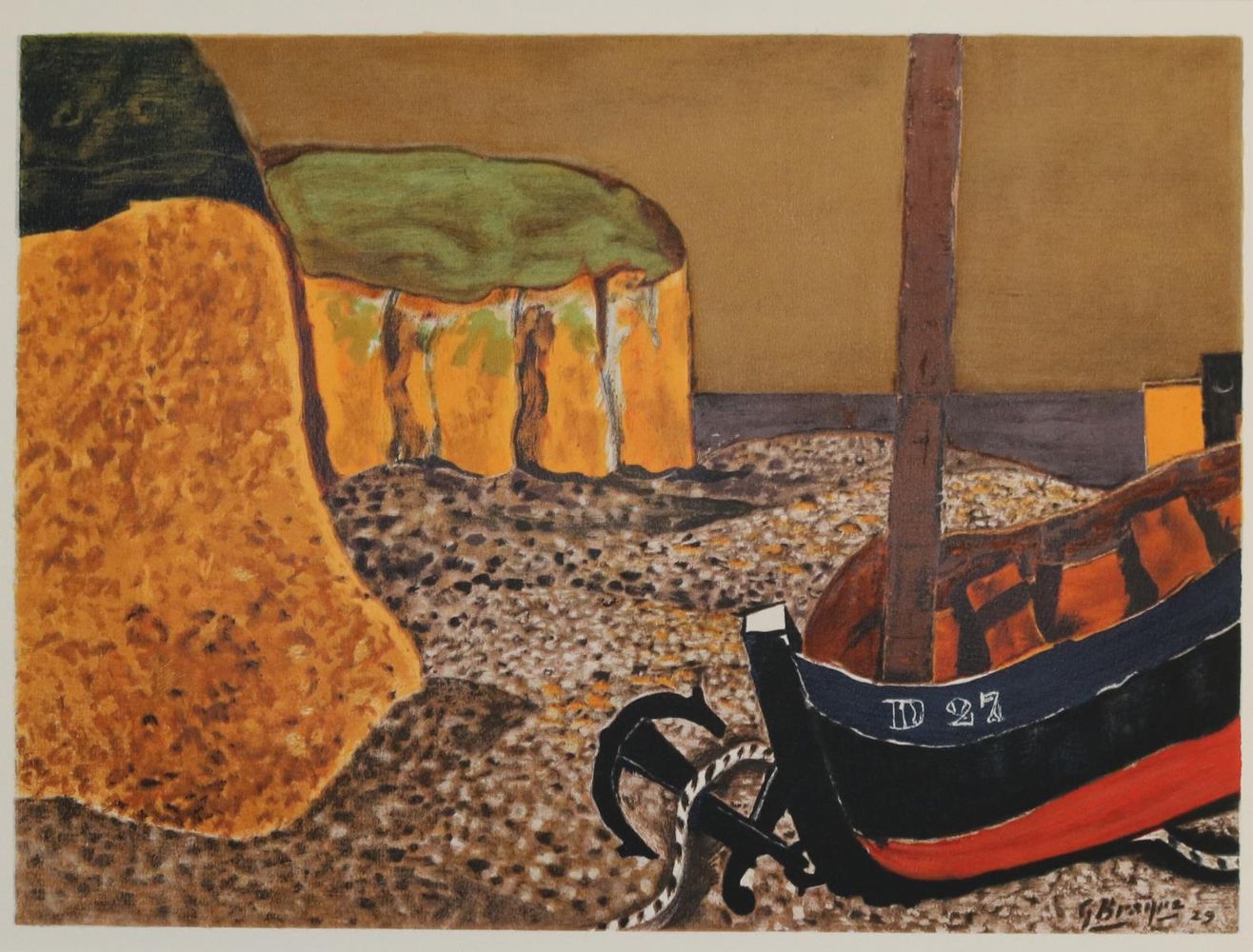 Große Abbildung Nr.4: 133-3319 Braque, Georges: (Künstlergraphik)