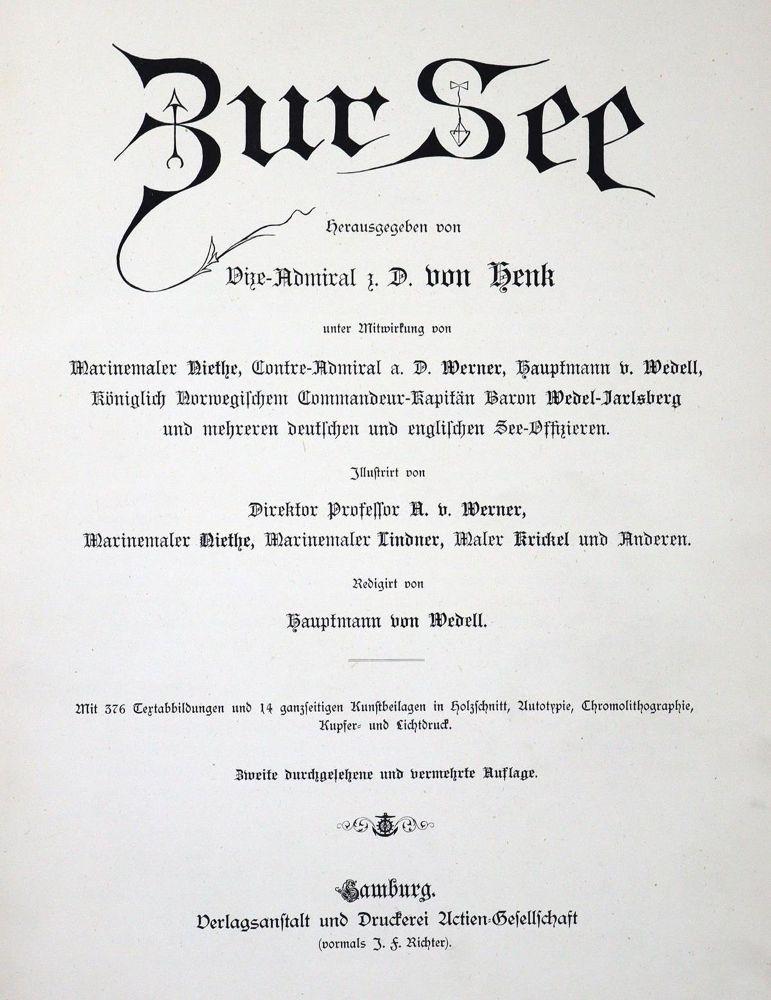 Große Abbildung Nr.2: 133-346 Henk,(L.F.W.)v. u.a.: (Seewesen)
