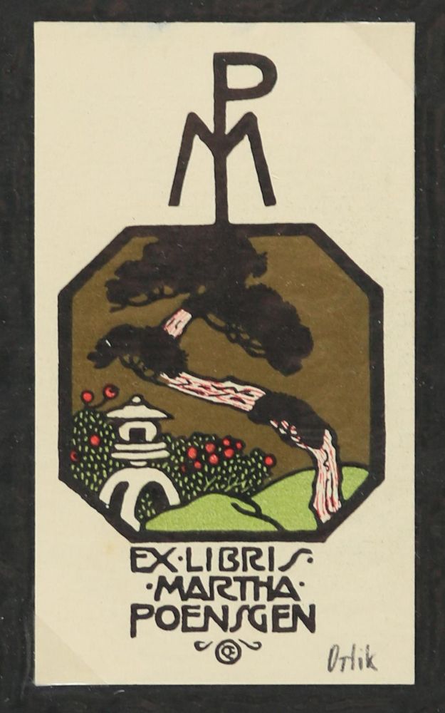 Große Abbildung Nr.4: 133-3465 Exlibris: (Künstlergraphik)
