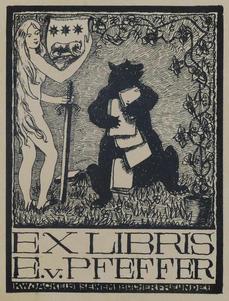 Große Abbildung Nr.7: 133-3465 Exlibris: (Künstlergraphik)
