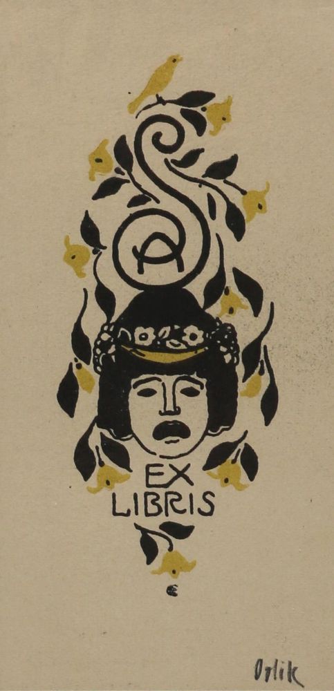 Große Abbildung Nr.8: 133-3465 Exlibris: (Künstlergraphik)
