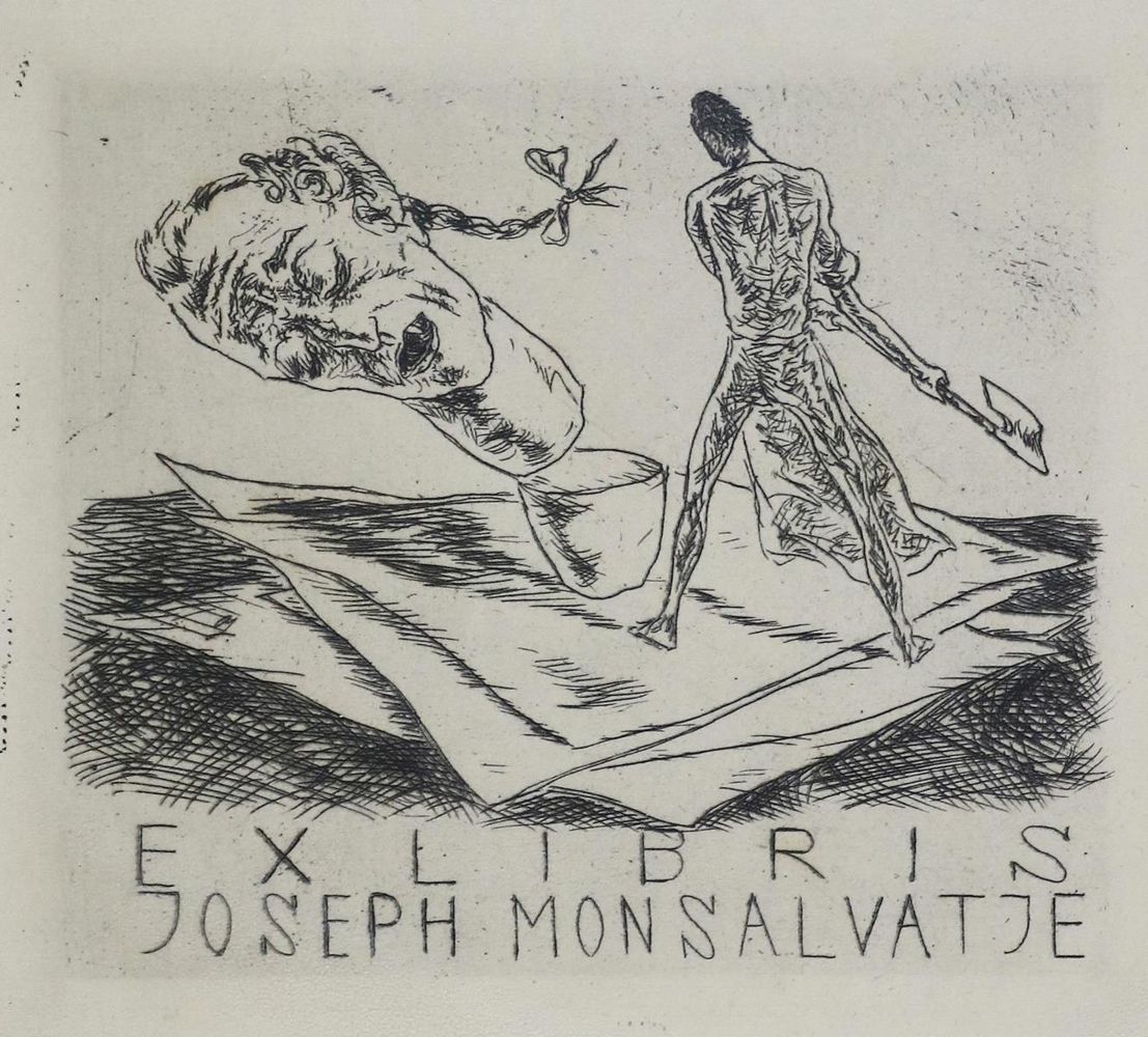 Große Abbildung Nr.1: 133-3496 Geiger, Willi: (Künstlergraphik, Geiger, Exlibris)
