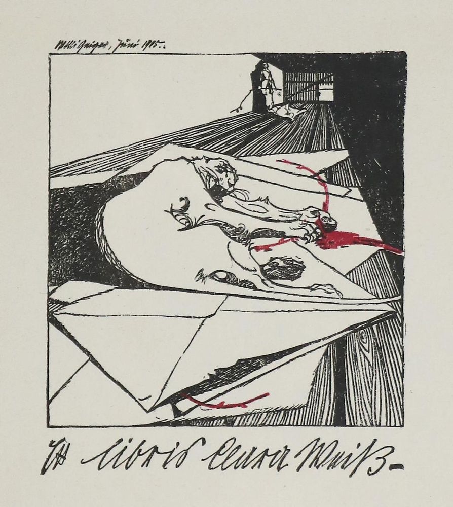 Große Abbildung Nr.2: 133-3496 Geiger, Willi: (Künstlergraphik, Geiger, Exlibris)