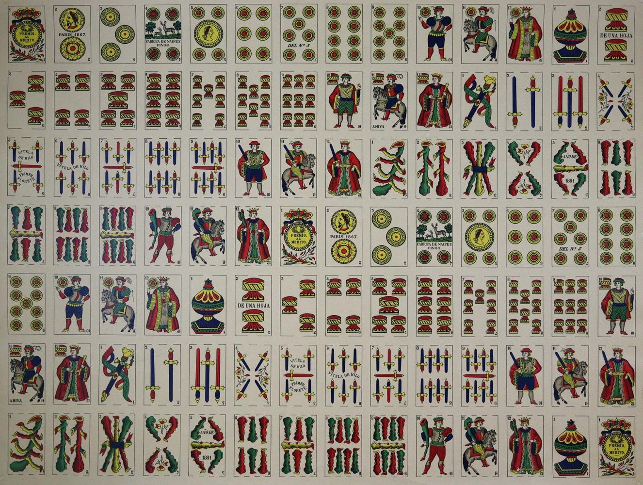Große Abbildung Nr.1: 133-350 Kartenspiel.: (Spiele)