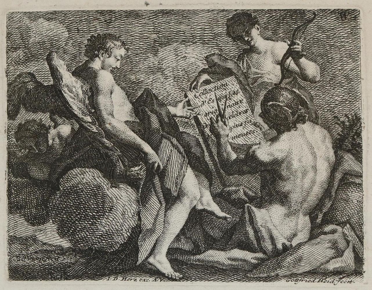 Große Abbildung Nr.1: 133-3544 Haid, Johann Gottfried: (Künstlergraphik)