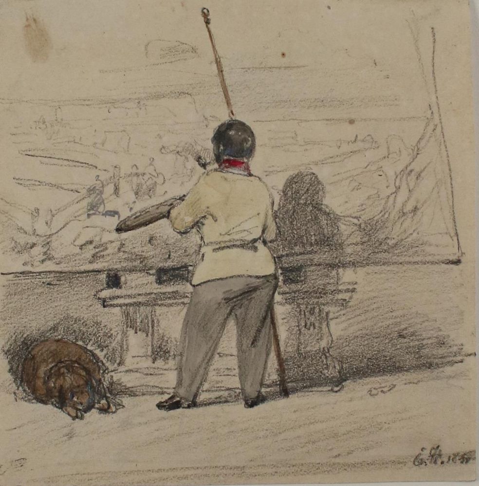 Große Abbildung Nr.1: 133-3563 Hildebrandt, Eduard: (Künstlergraphik)