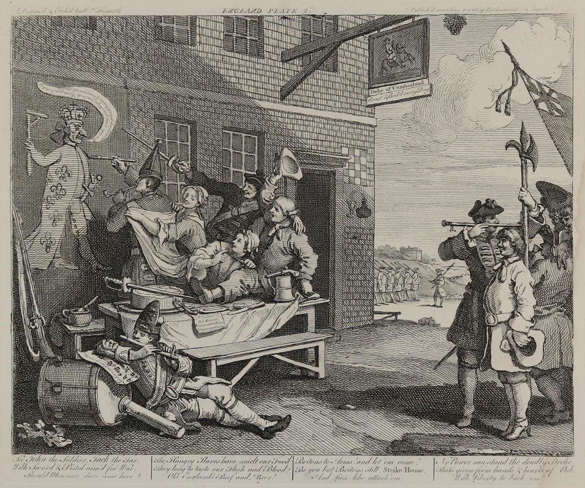 Große Abbildung Nr.10: 133-3572 Hogarth, William: (Künstlergraphik)