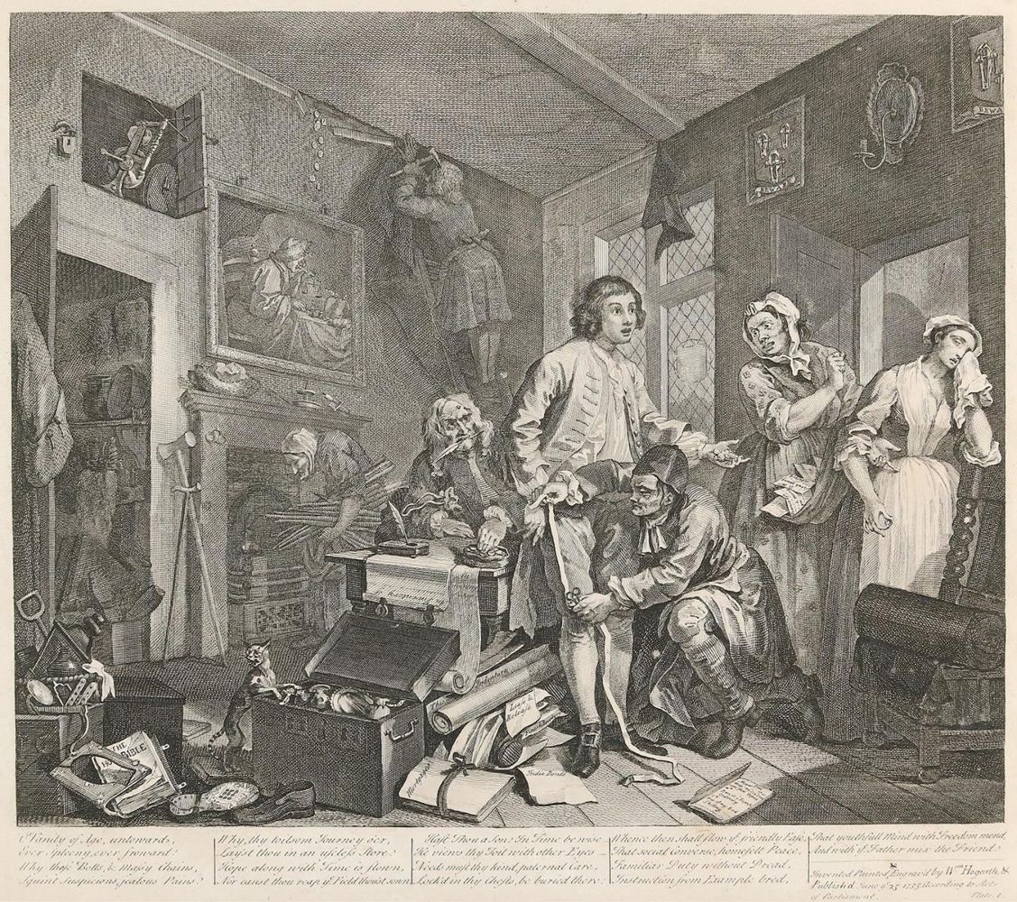 Große Abbildung Nr.2: 133-3572 Hogarth, William: (Künstlergraphik)
