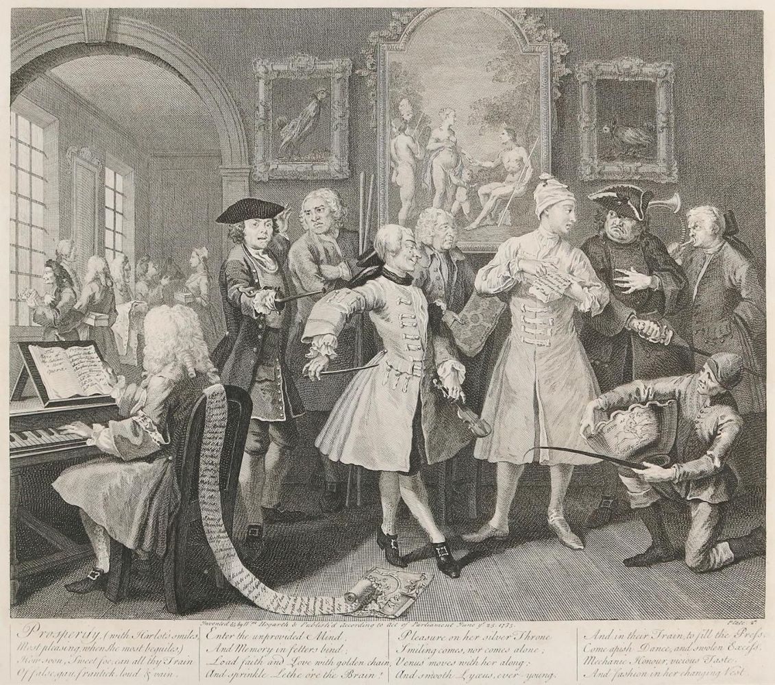 Große Abbildung Nr.3: 133-3572 Hogarth, William: (Künstlergraphik)