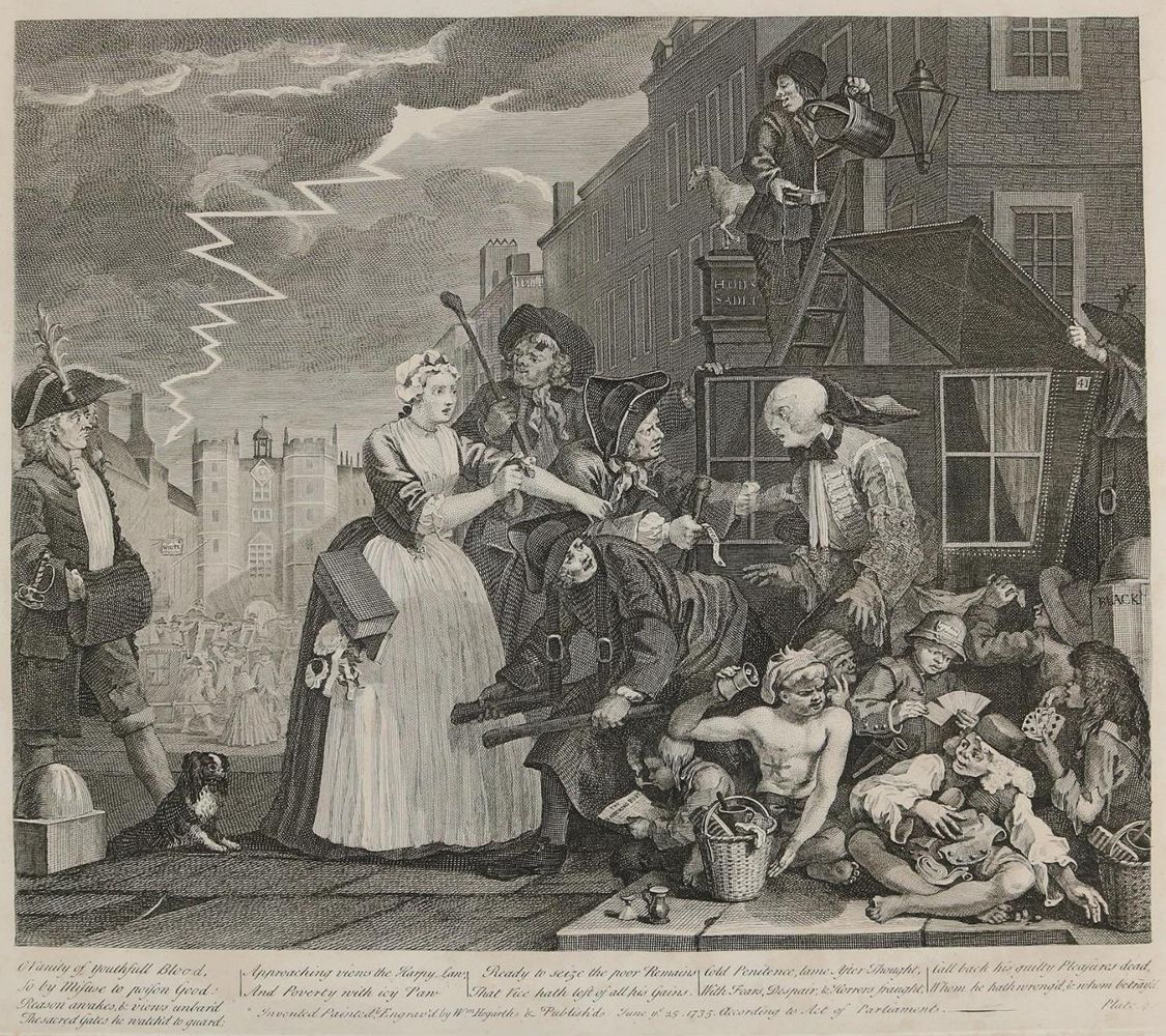 Große Abbildung Nr.4: 133-3572 Hogarth, William: (Künstlergraphik)