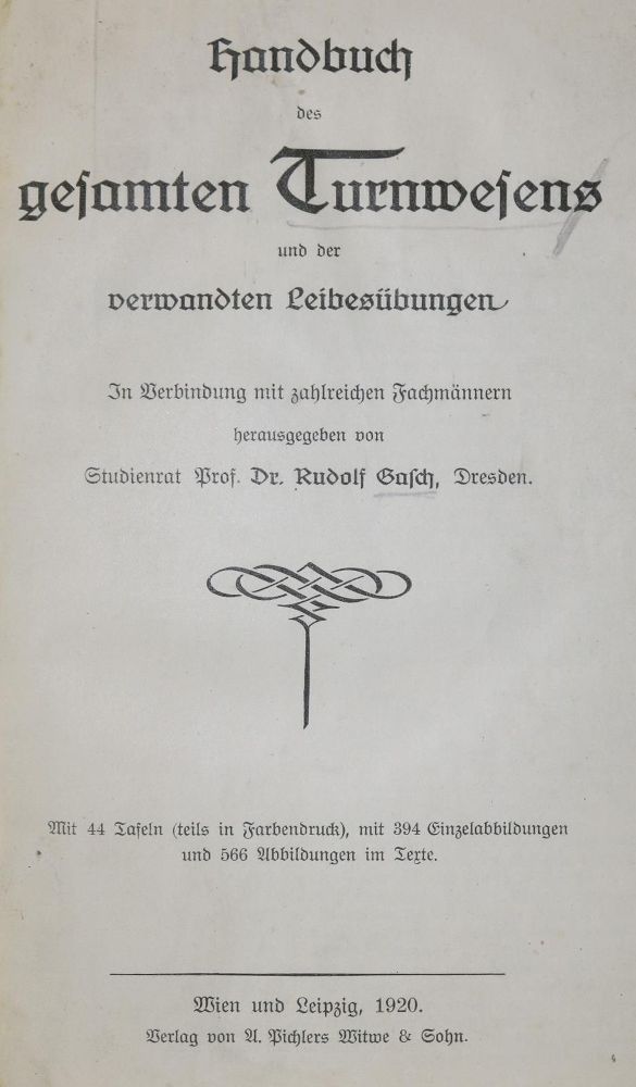 Große Abbildung Nr.2: 133-358 Gasch,R.: (Sport, Turnen)