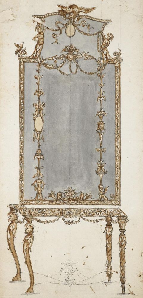 Große Abbildung Nr.1: 133-3608 Italien, um 1780/90.: (Künstlergraphik, Italien)