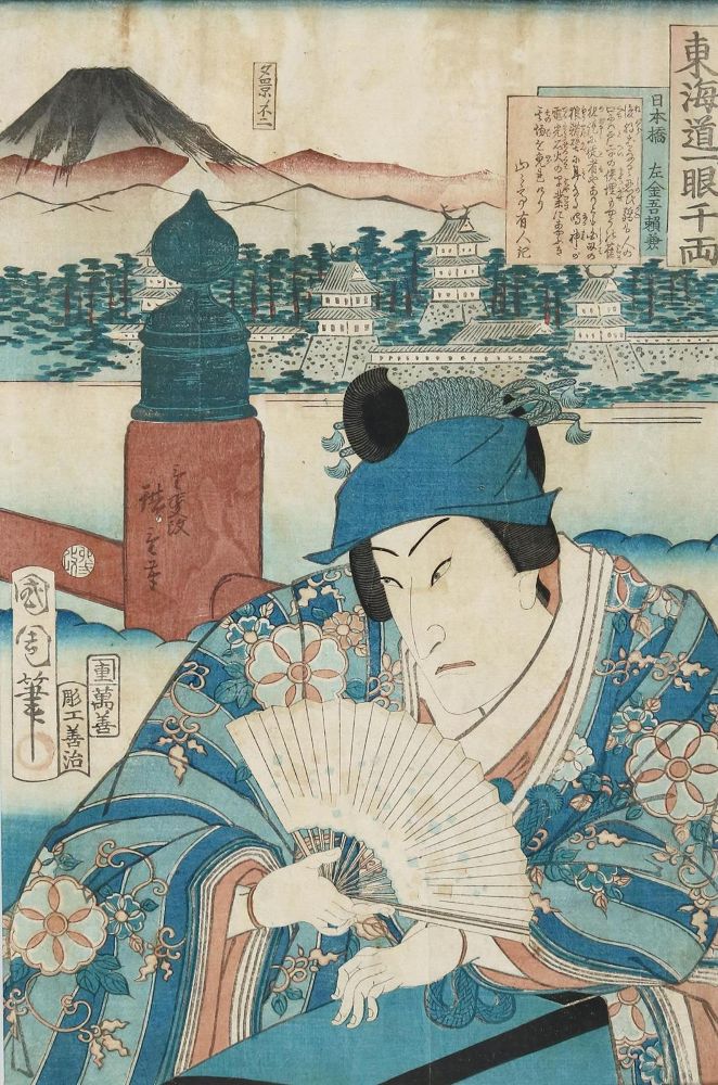 Große Abbildung Nr.1: 133-3624 Kunichika, Toyohara (1835-1900): (Künstlergraphik, Japan)