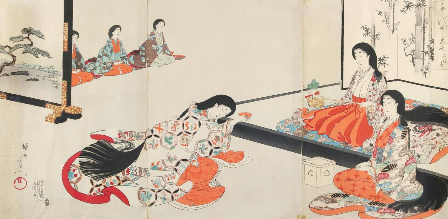 Große Abbildung Nr.1: 133-3638 Toyohara, Chikanobu: (Künstlergraphik, Japan)