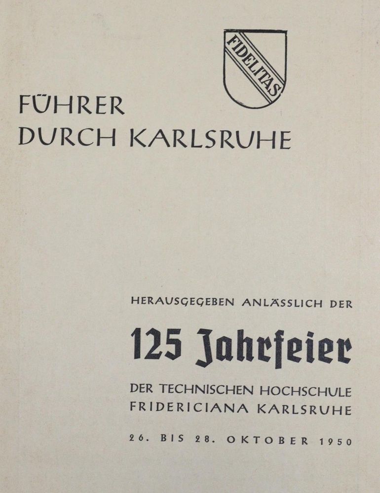 Große Abbildung Nr.8: 133-364 Fridericiana.: (Studentika und Hochschulen, Karlsruhe)
