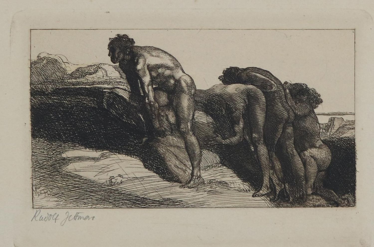 Große Abbildung Nr.1: 133-3658 Jettmar, Rudolf: (Künstlergraphik, Jettmar)