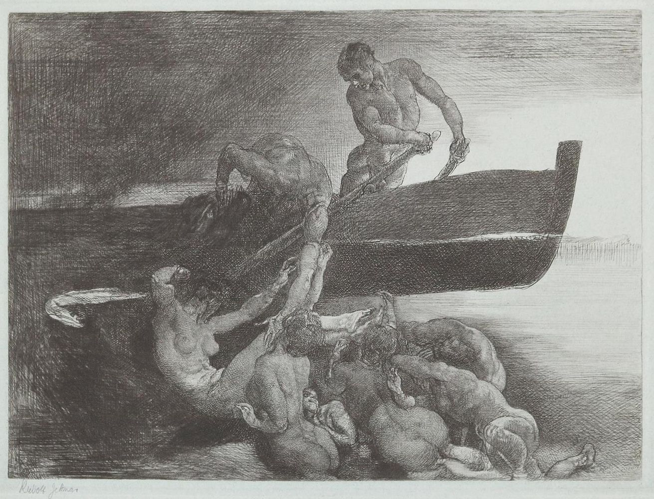 Große Abbildung Nr.1: 133-3662 Jettmar, Rudolf: (Künstlergraphik, Jettmar)
