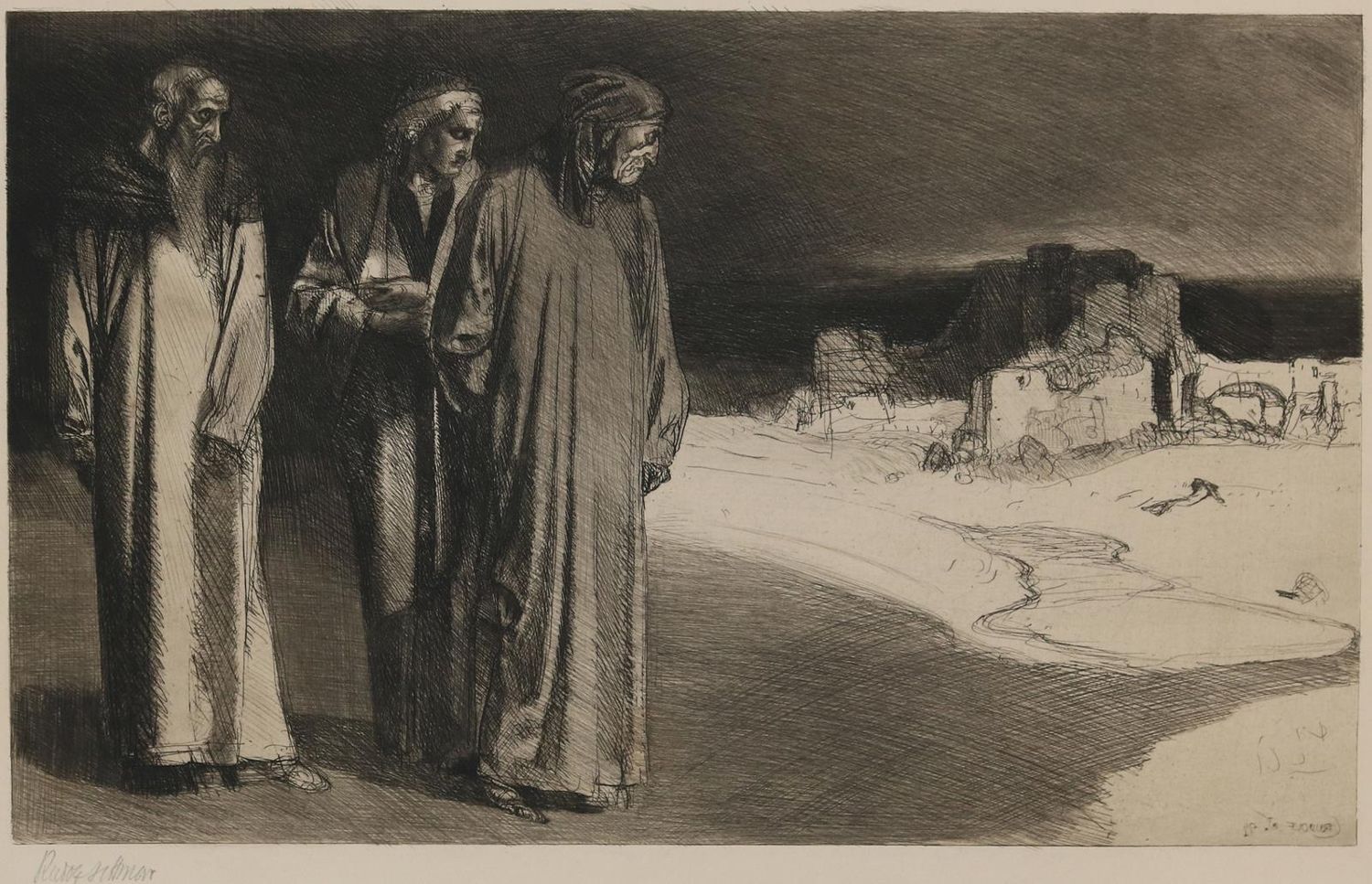 Große Abbildung Nr.1: 133-3663 Jettmar, Rudolf: (Künstlergraphik, Jettmar)