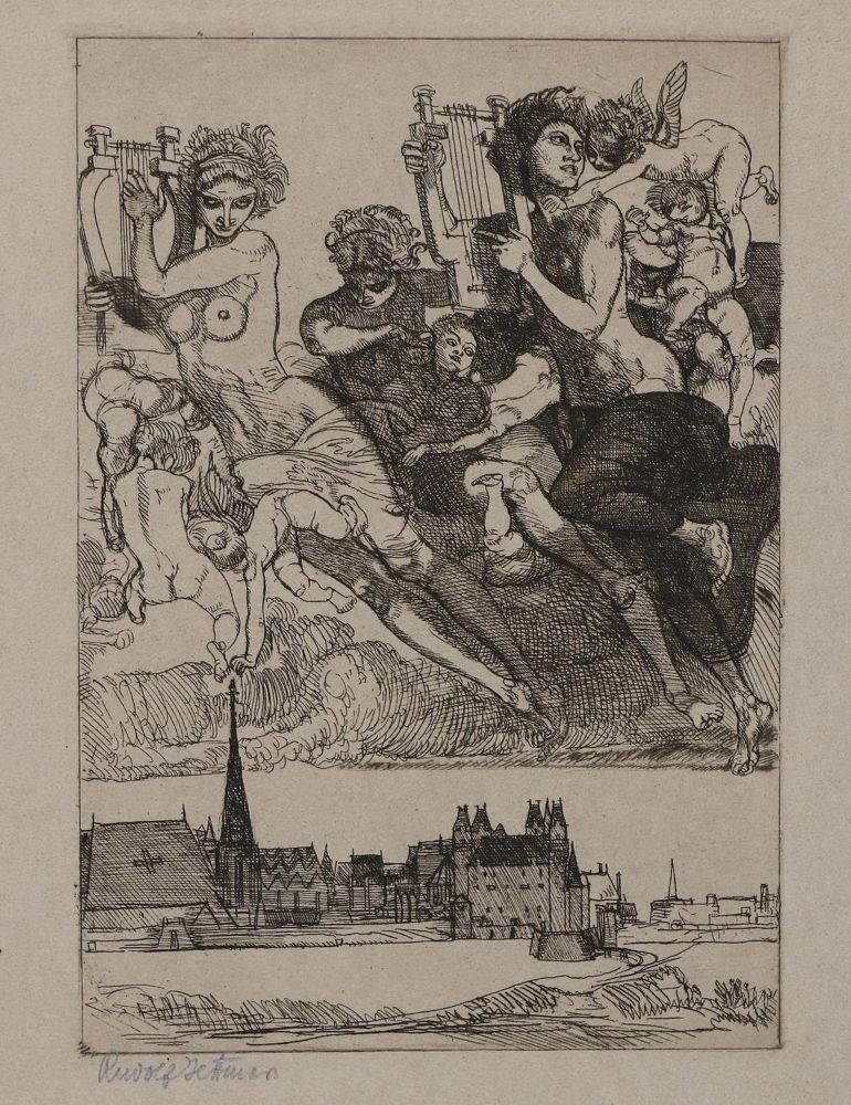 Große Abbildung Nr.1: 133-3665 Jettmar, Rudolf: (Künstlergraphik, Jettmar)