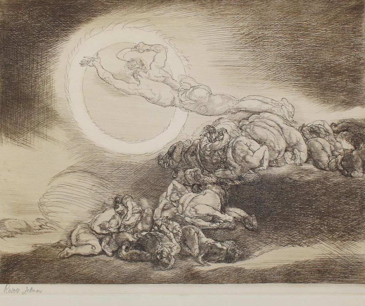 Große Abbildung Nr.1: 133-3666 Jettmar, Rudolf: (Künstlergraphik, Jettmar)