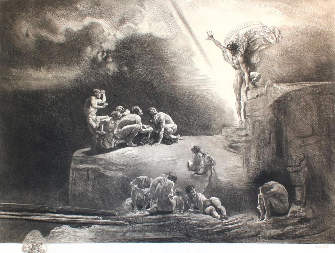Große Abbildung Nr.1: 133-3668 Jettmar, Rudolf: (Künstlergraphik, Jettmar)