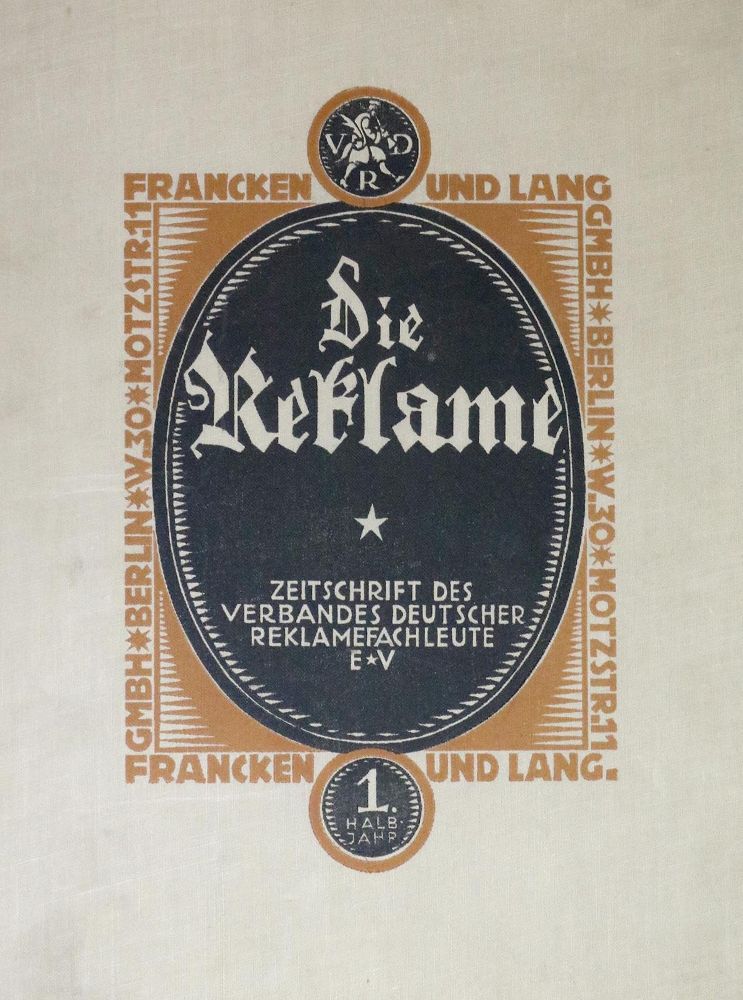 Große Abbildung Nr.1: 133-367 Reklame, Die.: (Werbung)