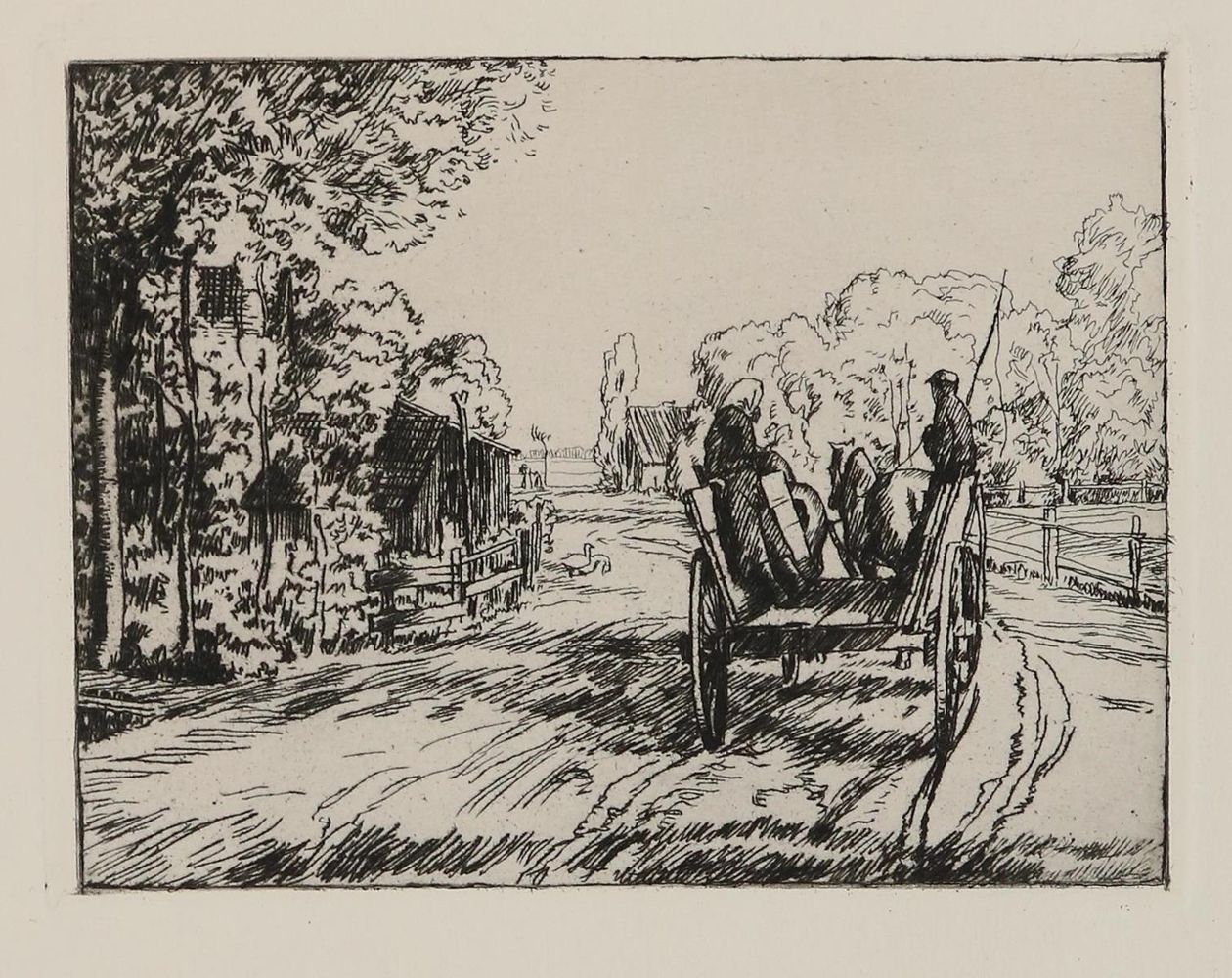 Große Abbildung Nr.1: 133-3685 Kalckreuth, Leopold Graf von: (Künstlergraphik)