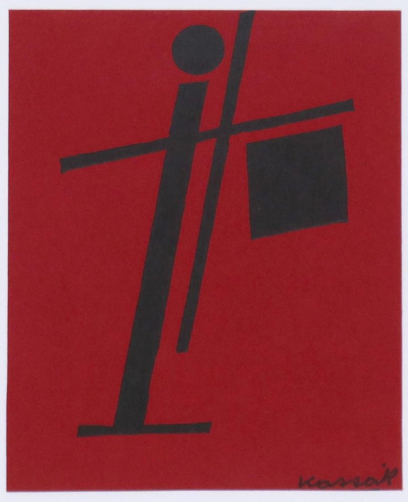 Große Abbildung Nr.1: 133-3692 Kassßk, Lajos: (Künstlergraphik)