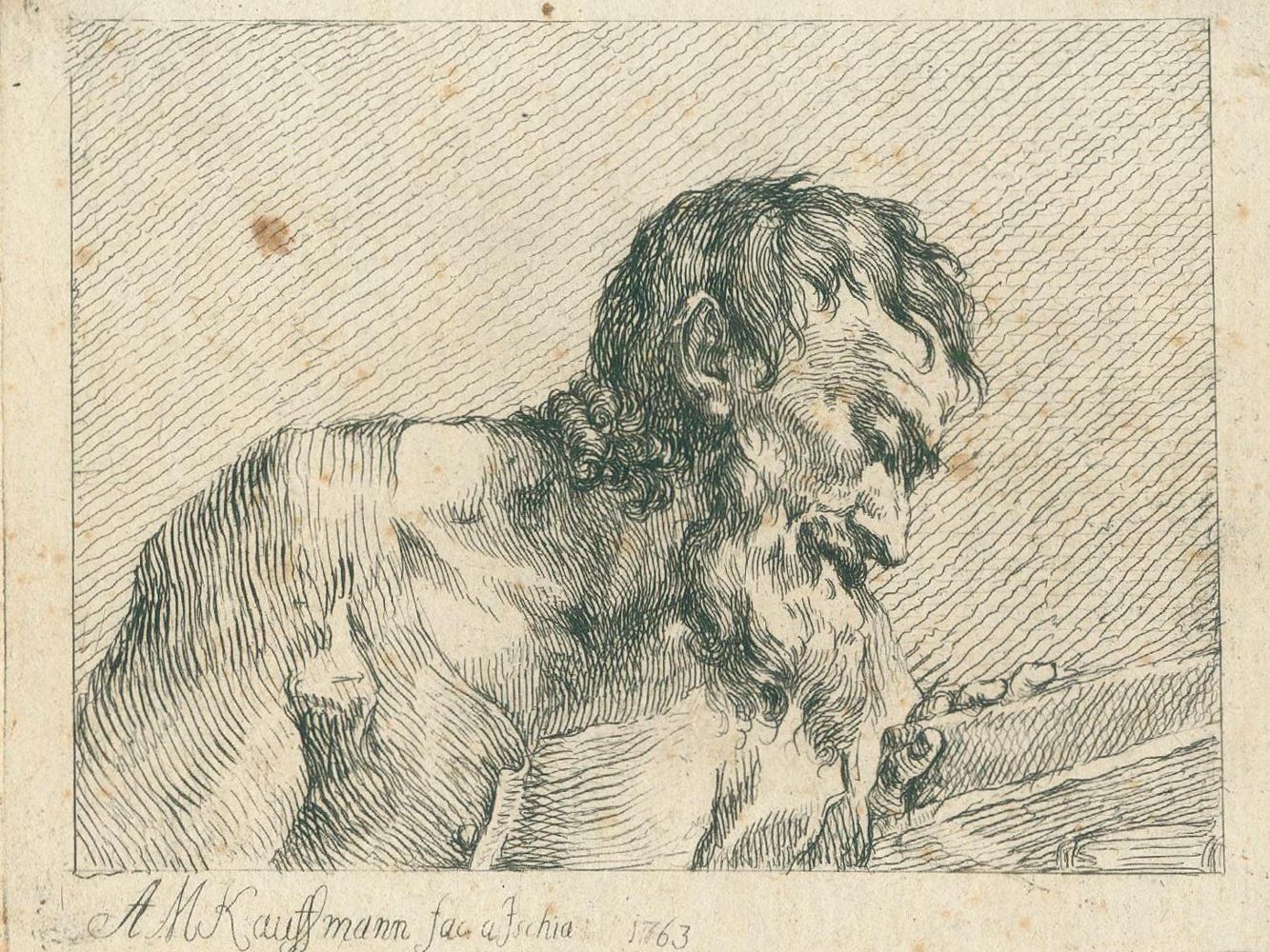 Große Abbildung Nr.1: 133-3695 Kauffmann, Angelika: (Künstlergraphik)