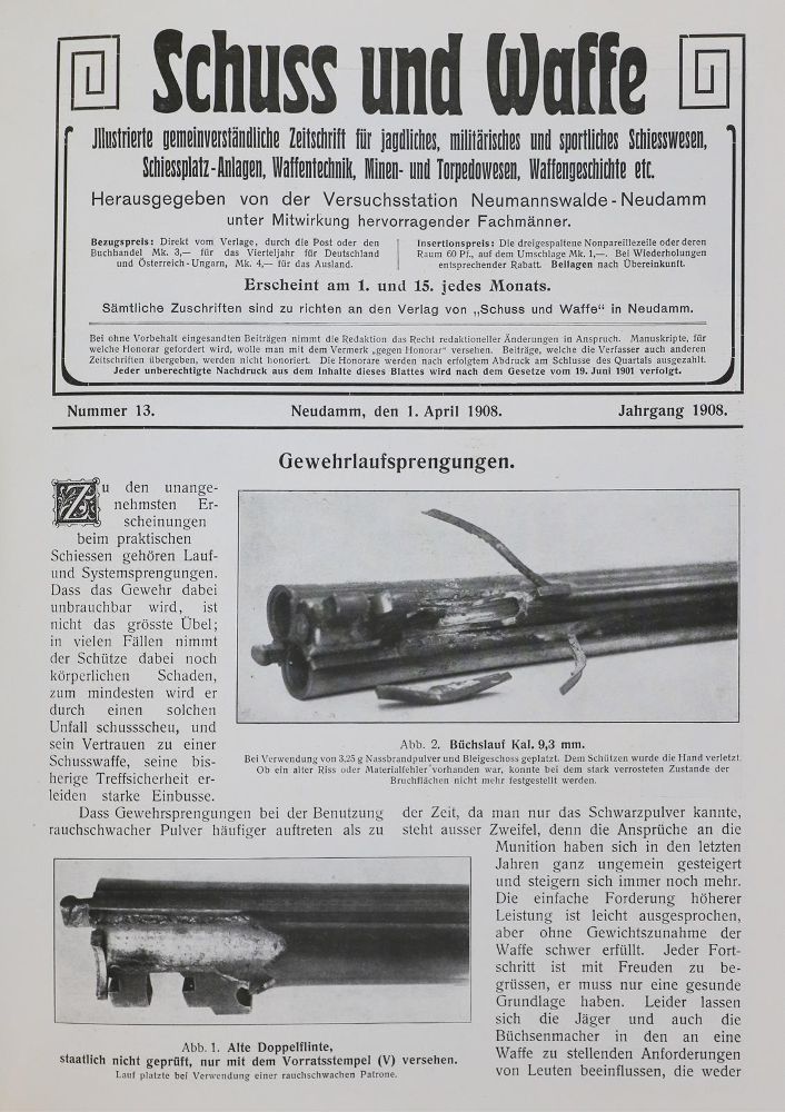 Große Abbildung Nr.2: 133-370 Schuss und Waffe.: (Jagd)