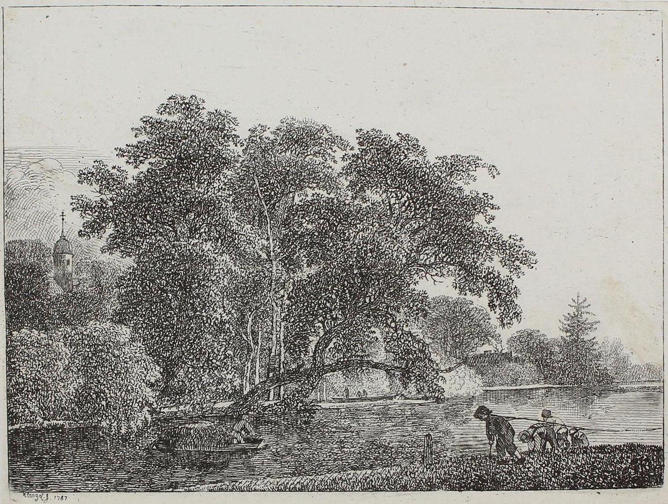 Große Abbildung Nr.1: 133-3711 Klengel, Johann Christian: (Künstlergraphik)