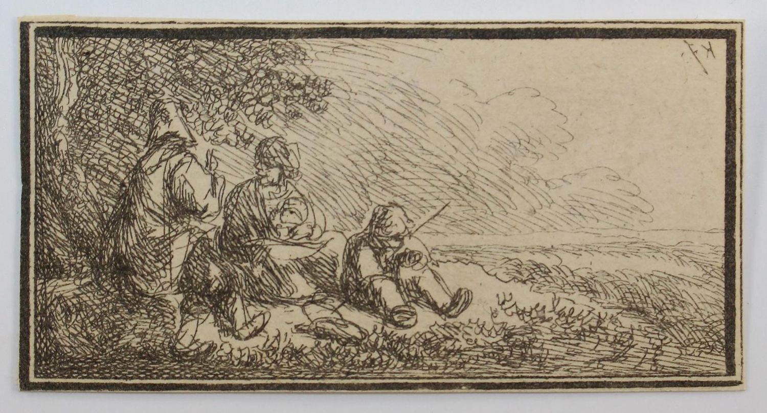 Große Abbildung Nr.2: 133-3718 Klengel, Johann Christian: (Künstlergraphik)